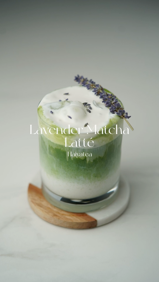 Lavender Matcha Latté