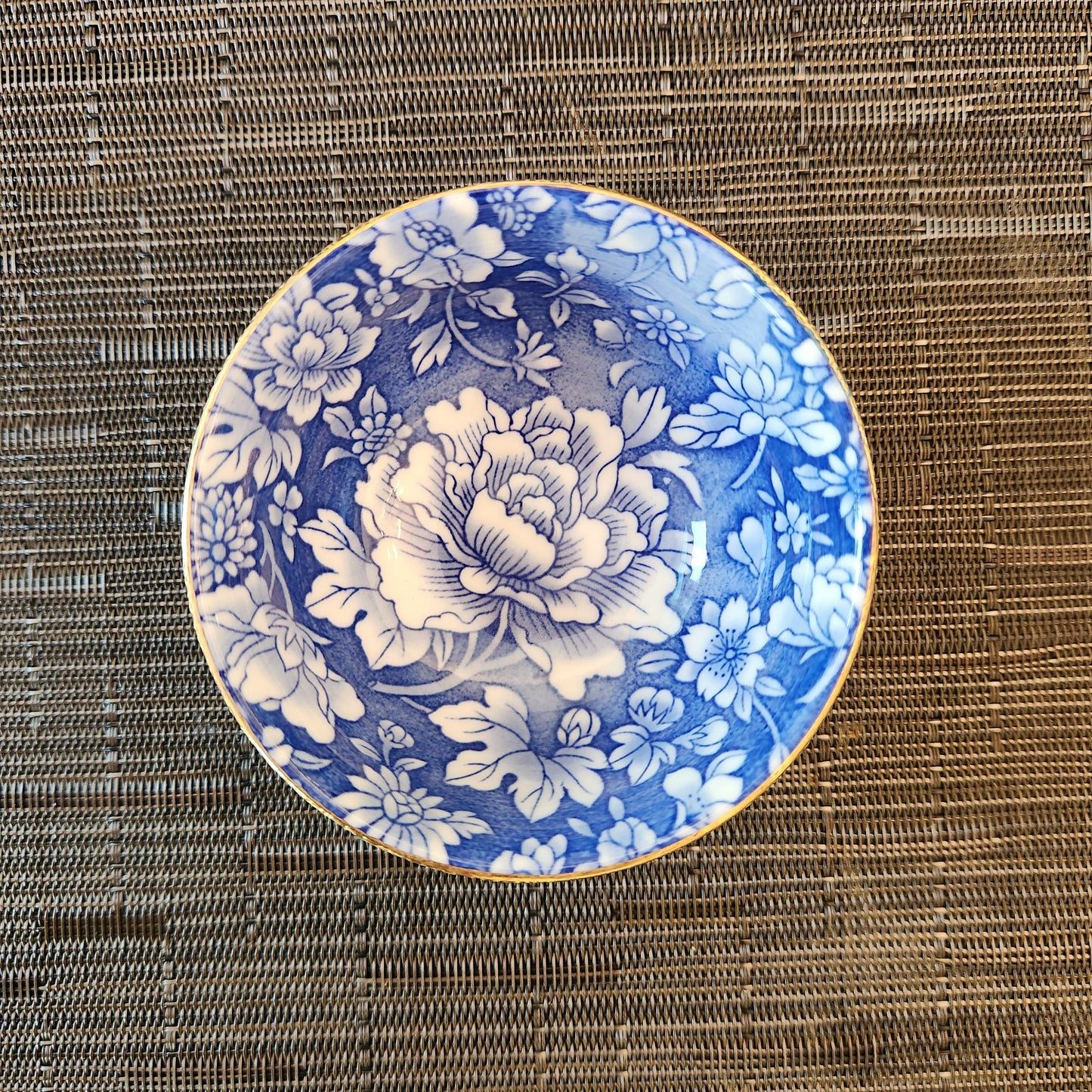 Floral painted teacups