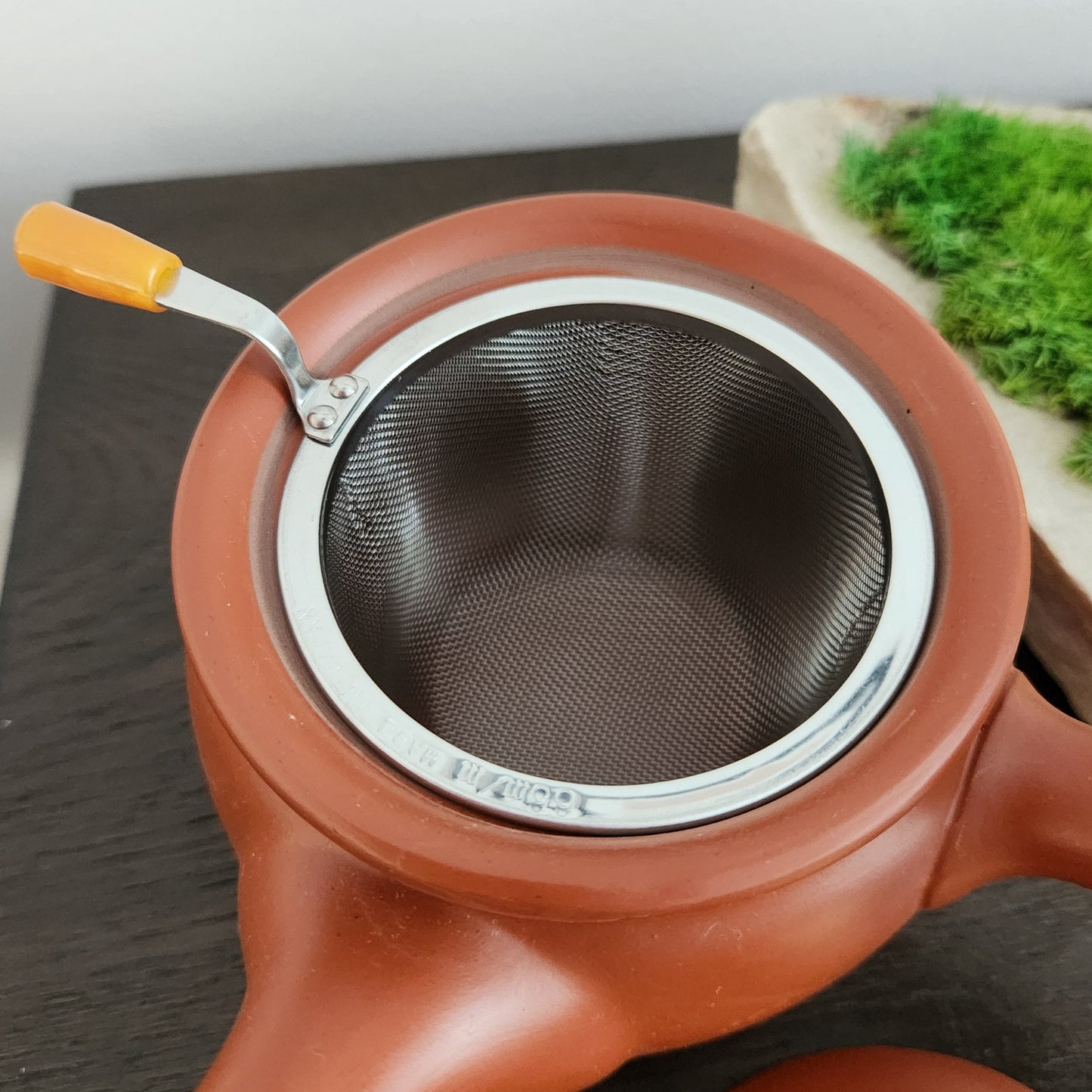 Red Tokoname Clay Kyusu with Removable Infuser