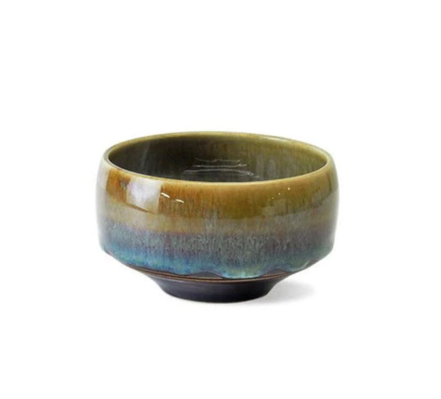 Hakuwan - Jatenmoku Porcelain Matcha Bowl (Chawan)