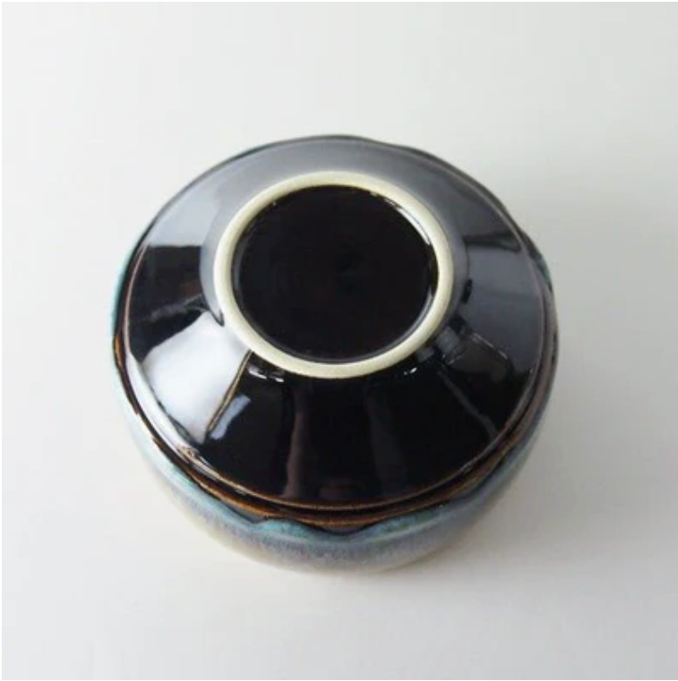 Hakuwan - Jatenmoku Porcelain Matcha Bowl (Chawan)