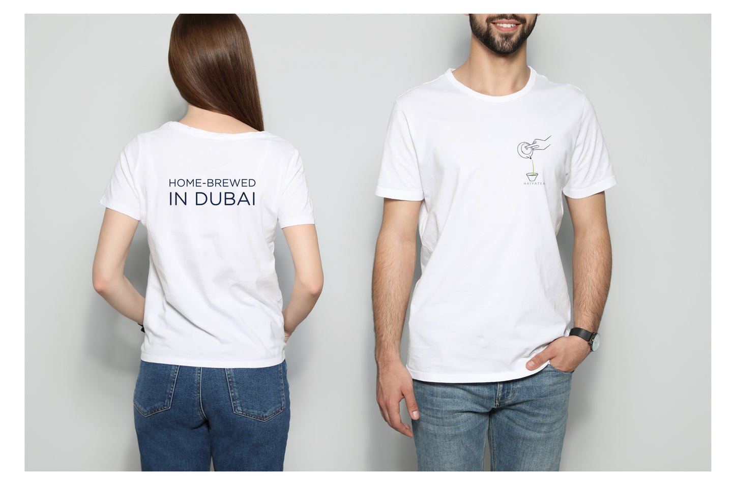 HOME BREWED IN DUBAI t-shirt