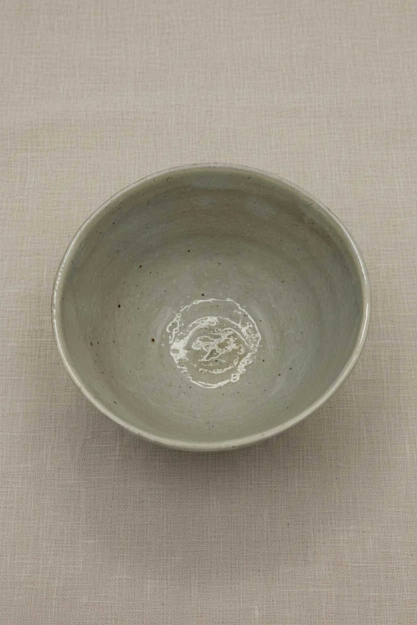 Yamaki Ikai: Ishidou Kiln Tokoname White Kohiki Matcha Bowl