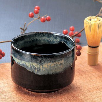 Minoyaki Tenmoku Matcha Bowl (Chawan)