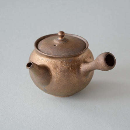 Bronze Gold Japanese Handmade Kyusu