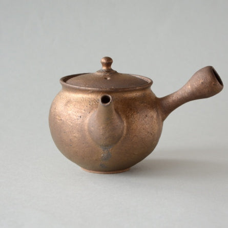 Bronze Gold Japanese Handmade Kyusu
