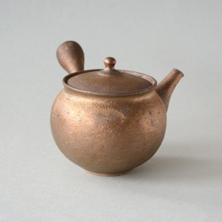 Bronze Gold Japanese Handmade Kyusu