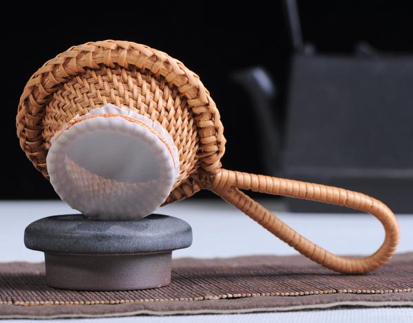 Handwoven Wicker Tea Strainer