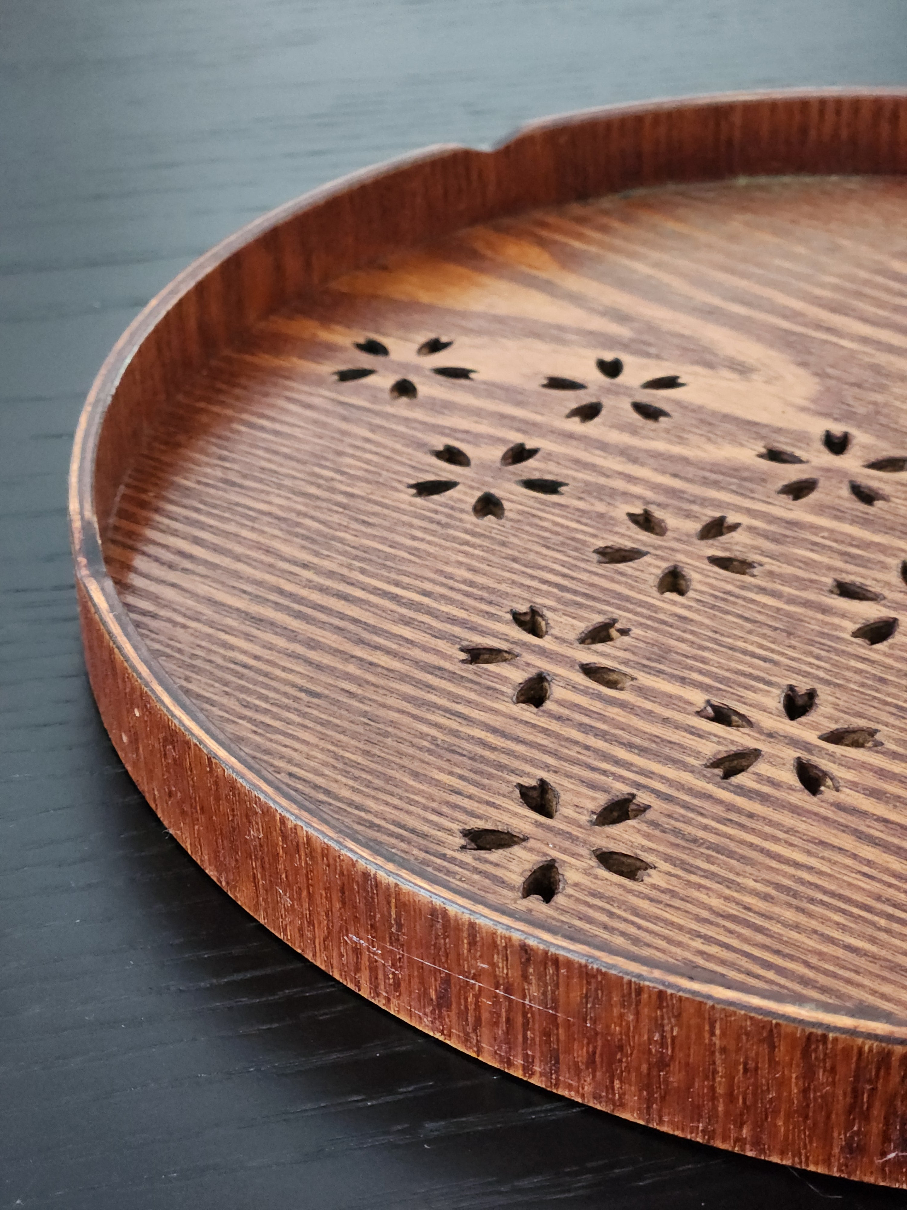 Round Wooden Tea Tray | HAIYATEA