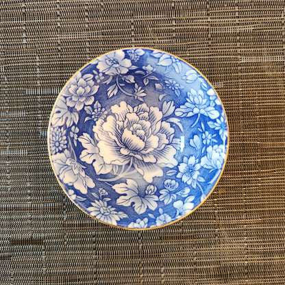 Floral painted teacups
