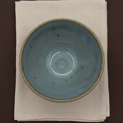 Blue Hagi Natsume Matcha Bowl