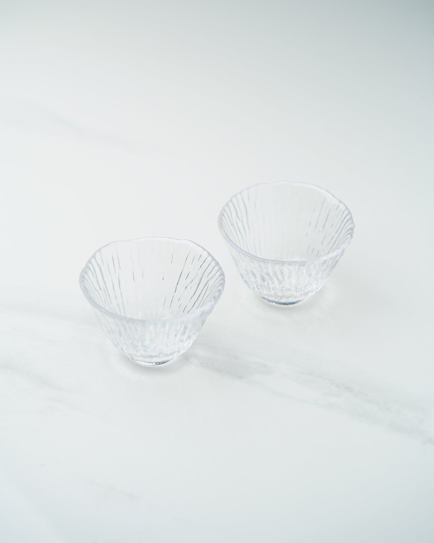 Glass Teacups - Set of 2