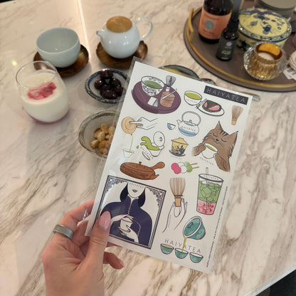 HAIYATEA Sticker Sheet