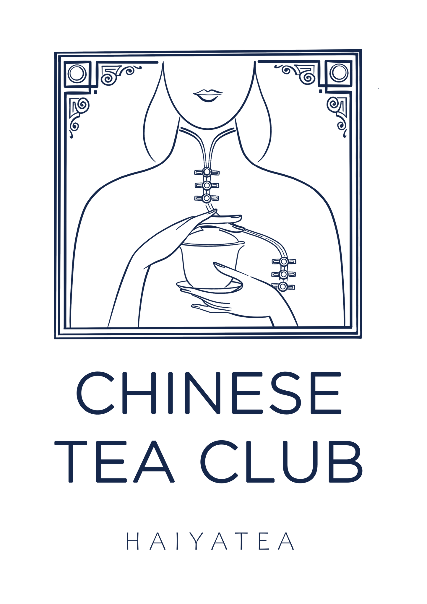 CHINESE TEA CLUB tote bag