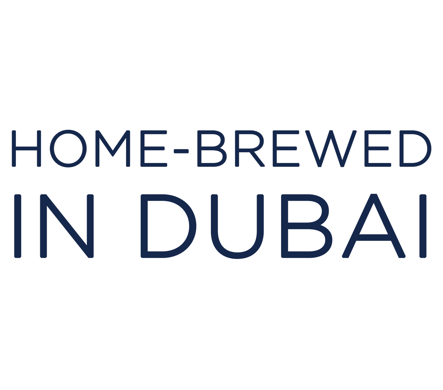 HOME BREWED IN DUBAI t-shirt