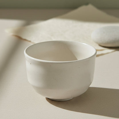 Kizoku Club: White Bizen-yaki Mini Matcha Bowl