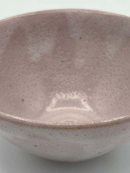 Pink Shino Natsume Matcha Bowl