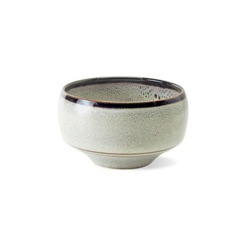 White Yuzu Porcelain Matcha Bowl (Chawan)