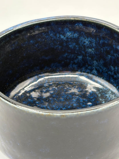 Seiangama: Blue Enamel Kiln Matcha Bowl