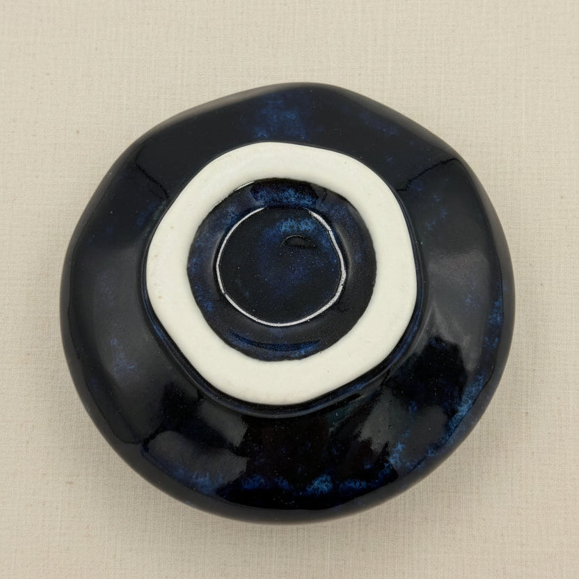 Seiangama: Blue Enamel Kiln Matcha Bowl