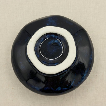 Seiangama: Blue Enamel Kiln Matcha Bowl