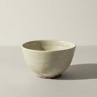 Yamaki Ikai: Ishidou Kiln Tokoname White Kohiki Matcha Bowl