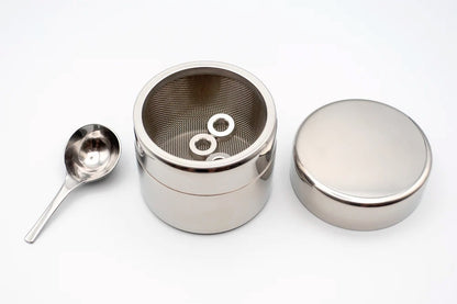 Stainless Steel Matcha Caddy with Sifter