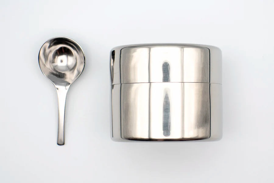 Stainless Steel Matcha Caddy with Sifter