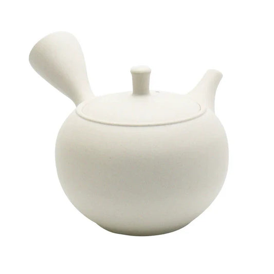 Clouds Maru - Off White Clay Kyusu Tea Pot