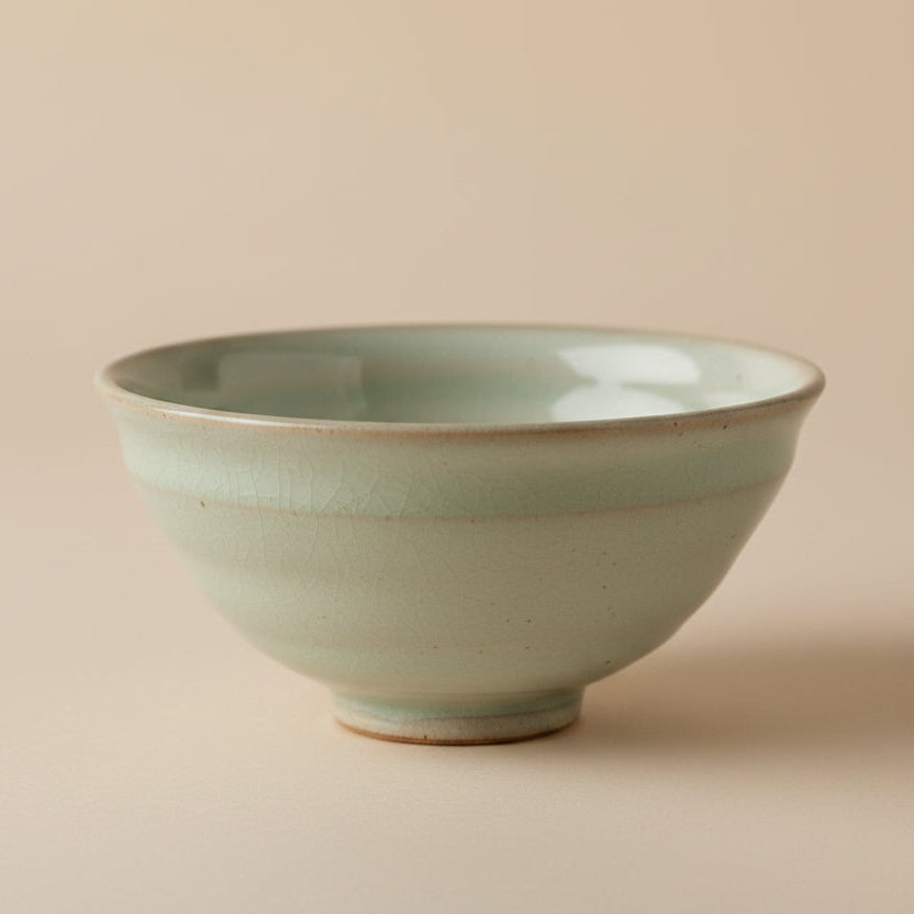 Asahiyaki Matcha Chawan - Matsubai glaze