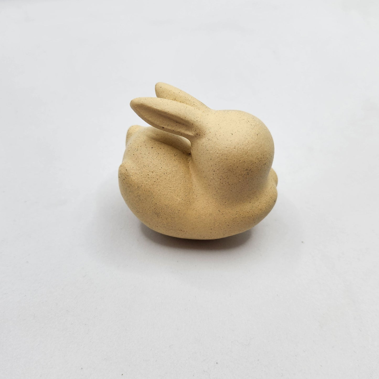 Handmade Clay Bunny Tea Pet