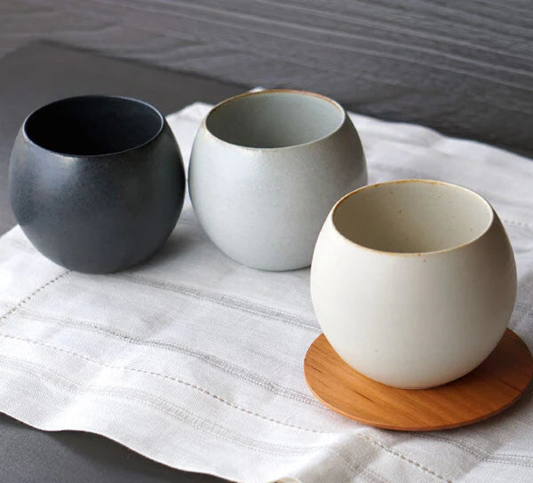 Korokoro Round Yunomi tea cups