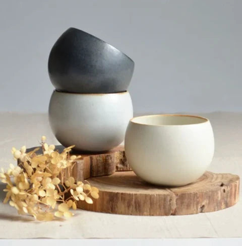 Korokoro Round Yunomi tea cups