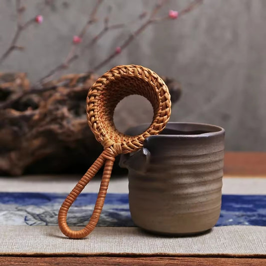 Handwoven Wicker Tea Strainer