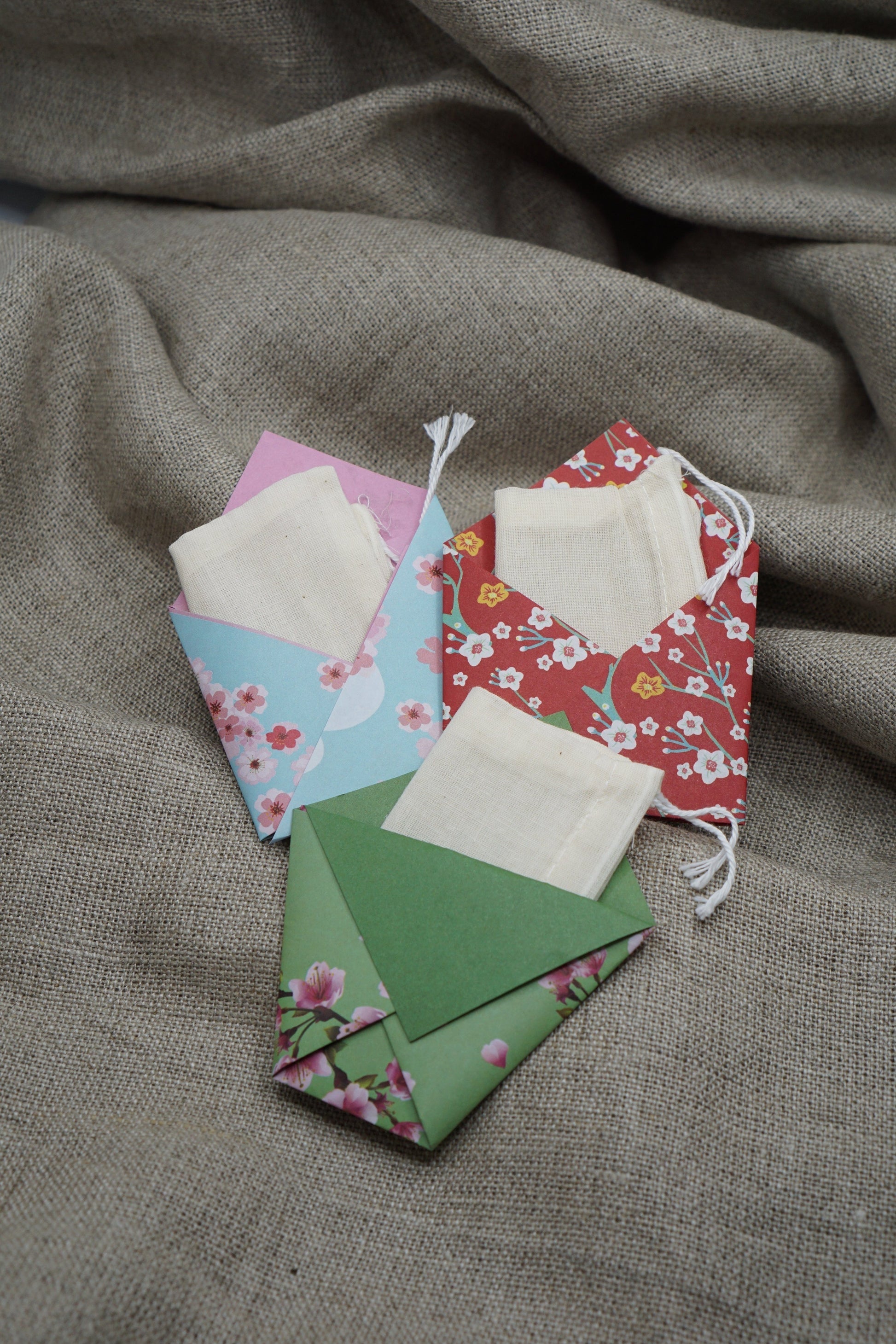 Organic Cotton Teabag in Origami Sleeve