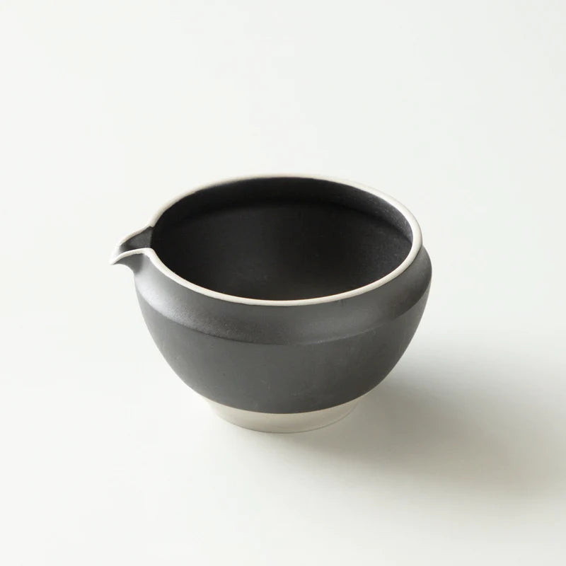 Minoyaki Porcelain Chawan (Matcha Bowl) - Black